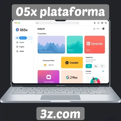 Interface do 05x plataforma é amigável e intuitiva